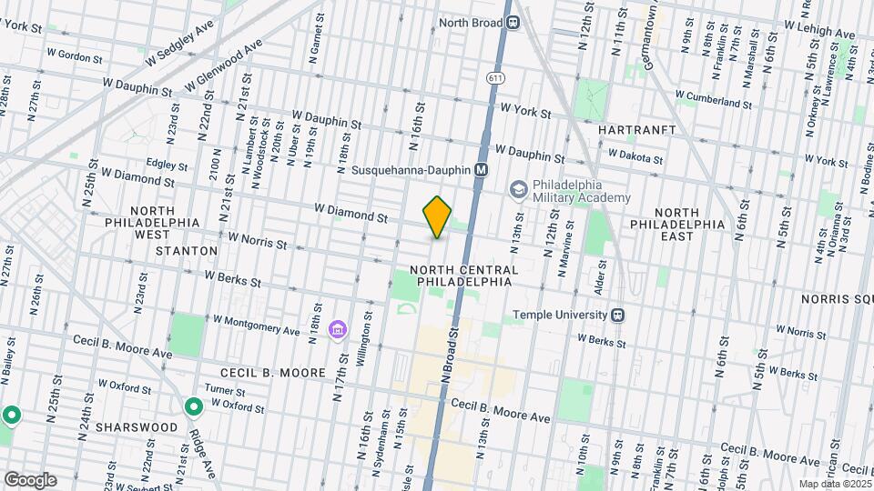 2035 N 15th St Map and Location Details