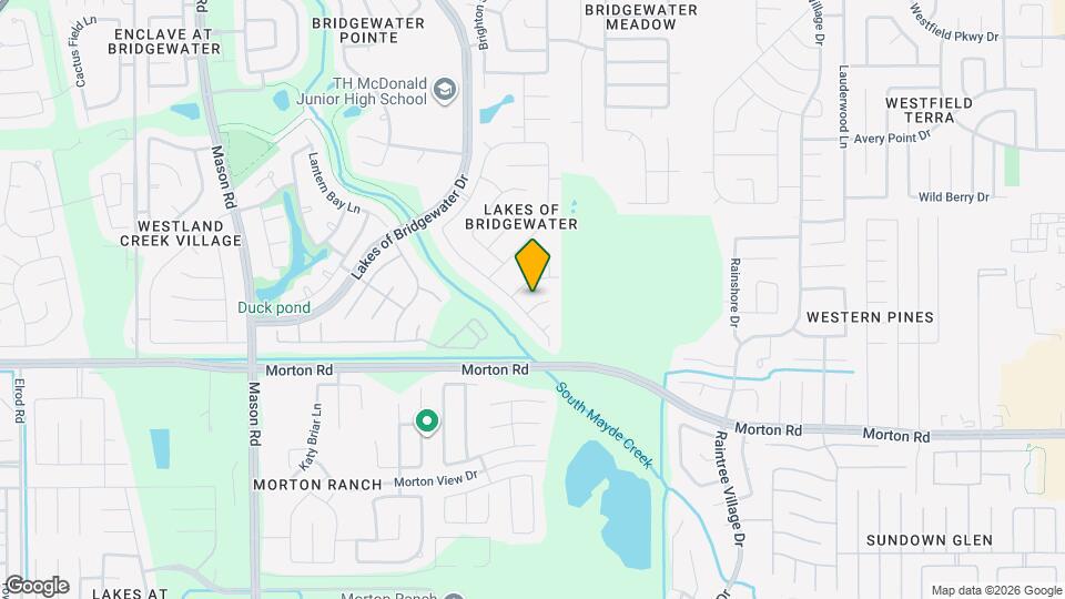 21022 Creek Edge Ct Map and Location Details