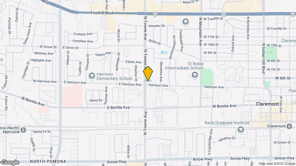 502 N Towne Ave Map and Location Details