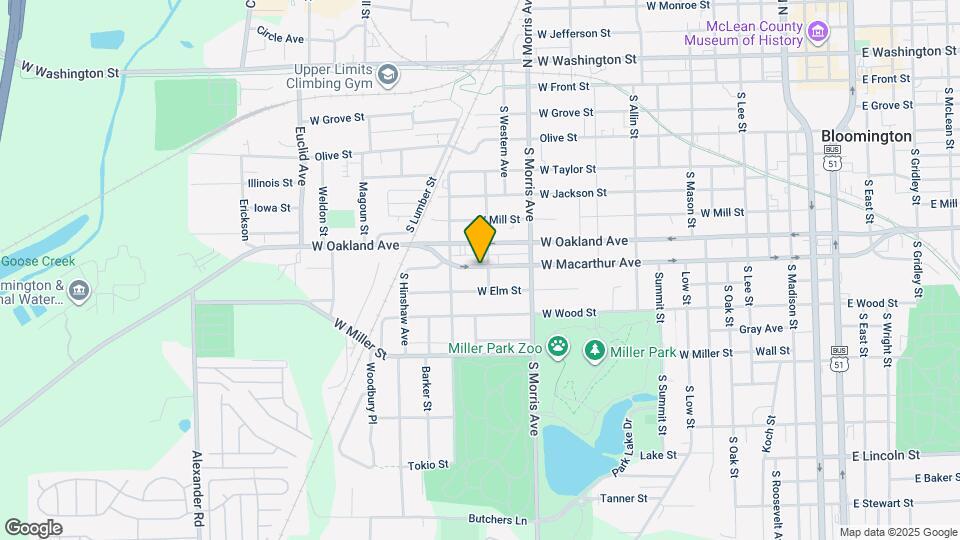 1104 W Macarthur Ave Map and Location Details