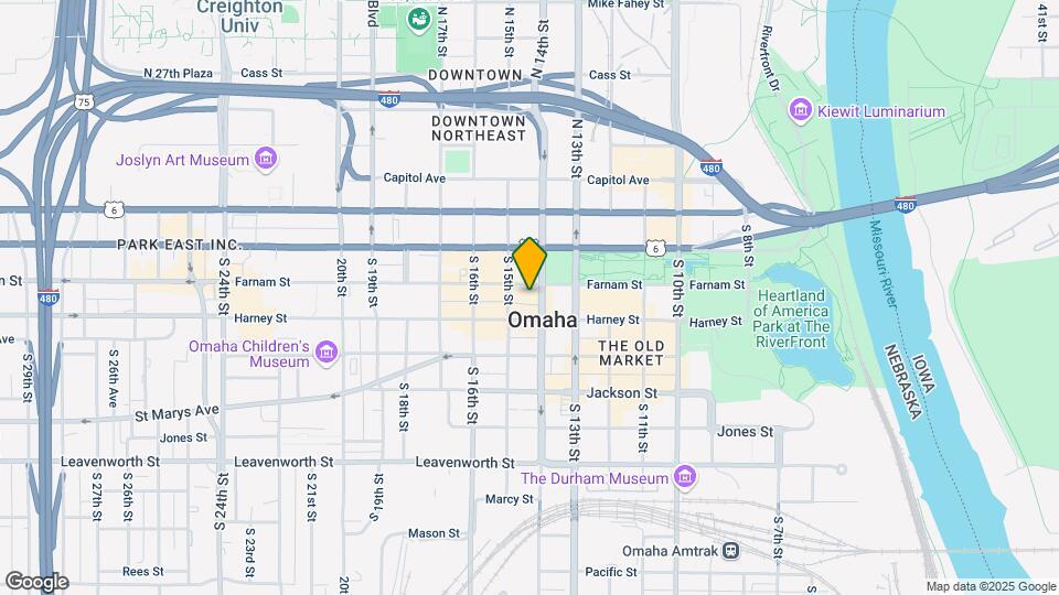 1403 Farnam St Map and Location Details