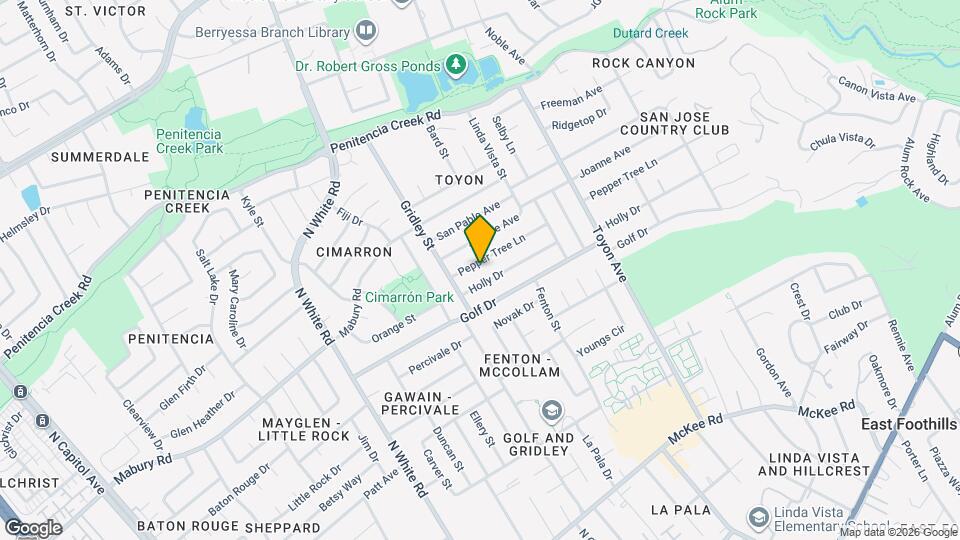 3338 Pepper Tree Ln Map and Location Details