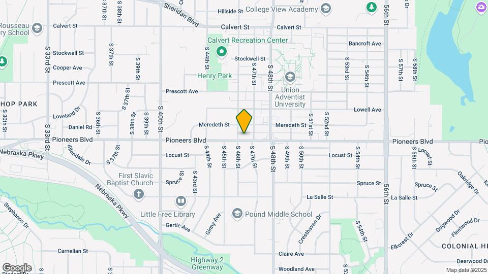 4620 Pioneers Blvd Mapa y Detalles de la Ubicación
