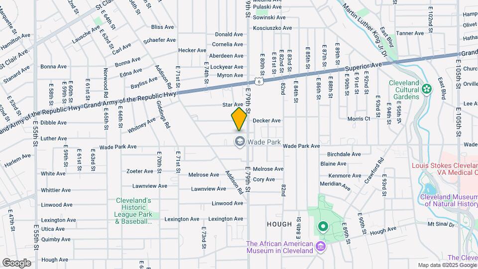 7806 Redell Ave Map and Location Details