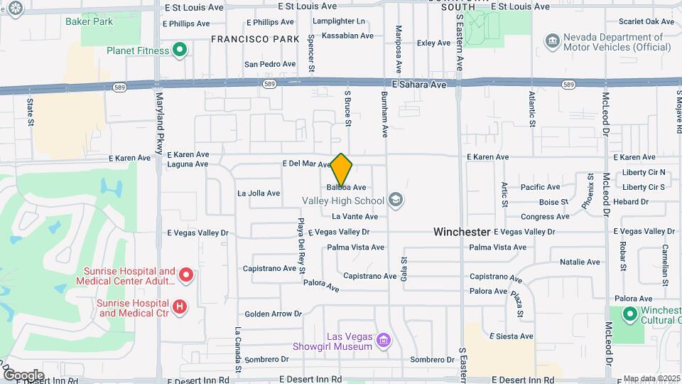 1915 Balboa Ave Map and Location Details