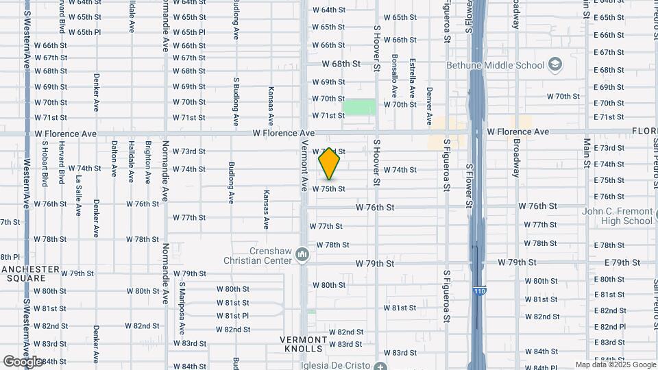 923-929 W 75th St Map and Location Details