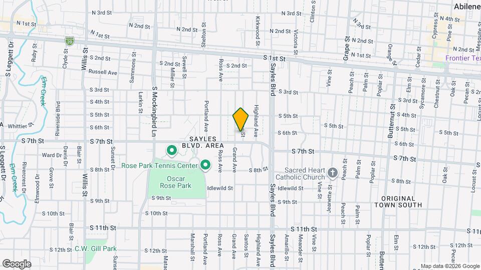 618 Santos St Map and Location Details
