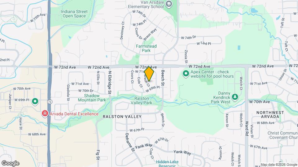 6976 Braun Ct Mapa y Detalles de la Ubicación