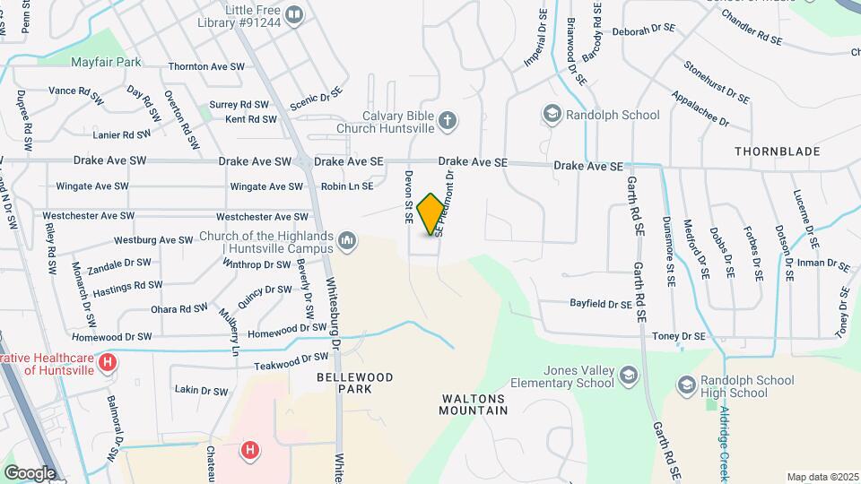4018 SE Piedmont Dr Map and Location Details