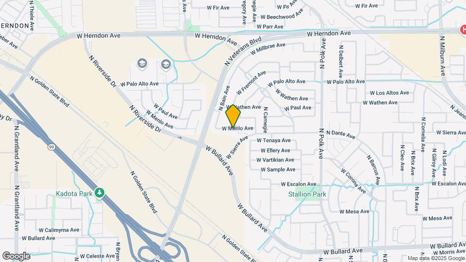 5921 W Menlo Ave Map and Location Details