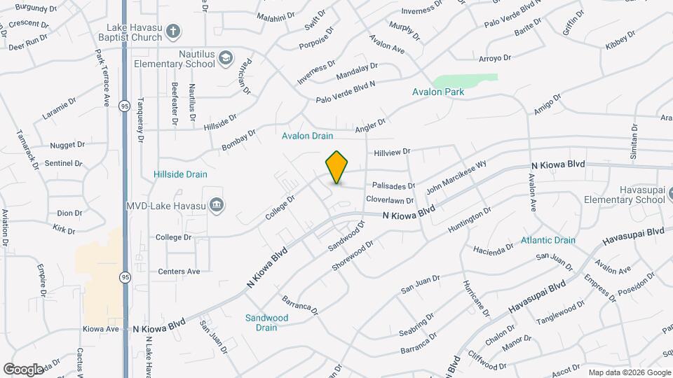 2312 Palisades Dr, Unit 1 Map and Location Details