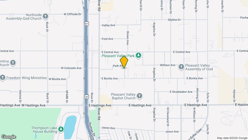 4417 Brown Ave. Map and Location Details