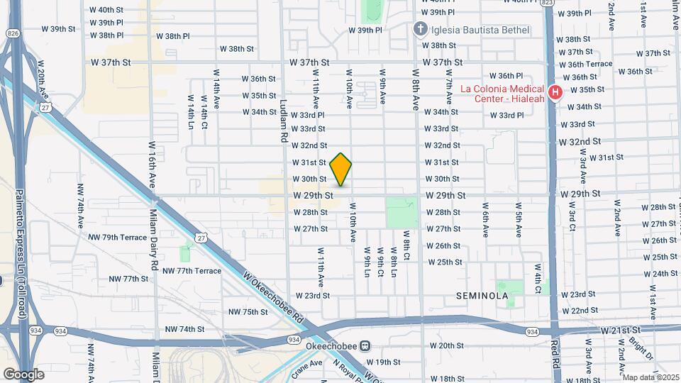1031 W 29th St Mapa y Detalles de la Ubicación