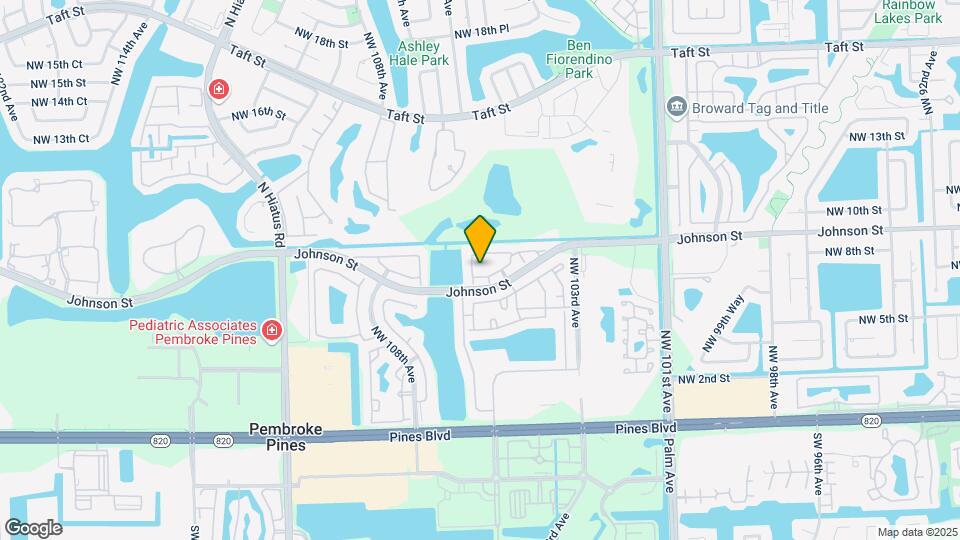 10637 NW 10th St Map and Location Details