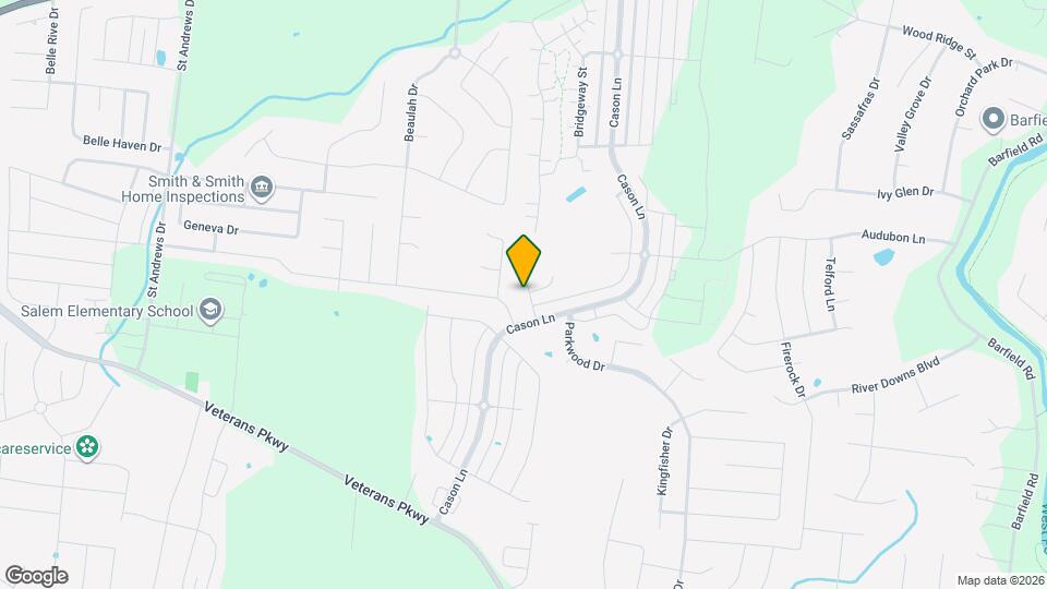 2634 Pepper Branch Dr Mapa y Detalles de la Ubicación