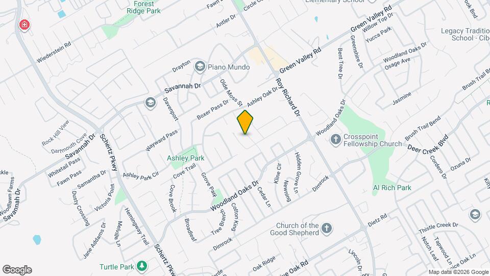 2817 Berry Trace Map and Location Details