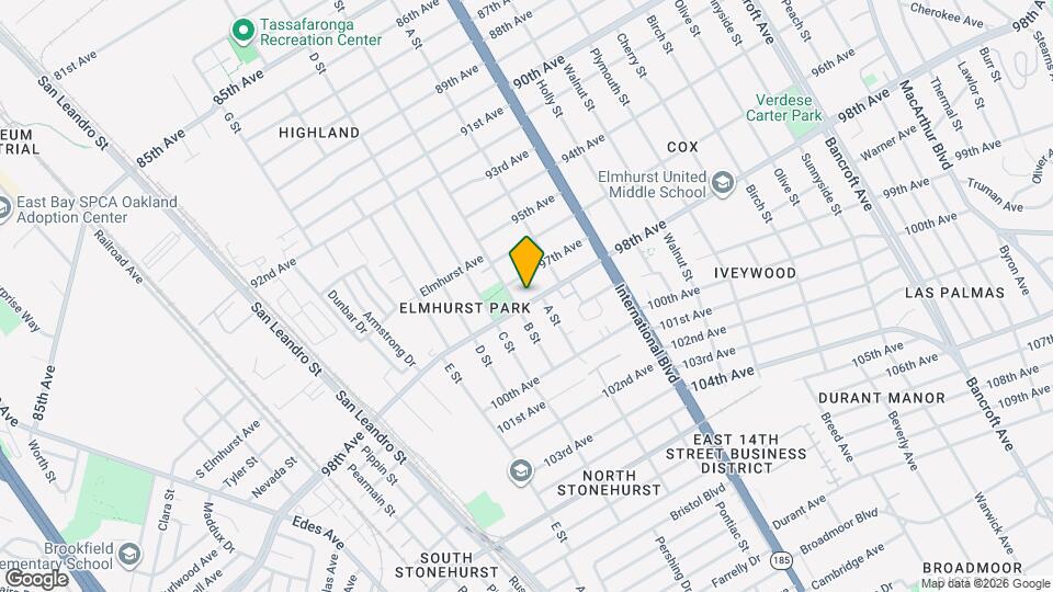 1211-1213 98th Ave Map and Location Details