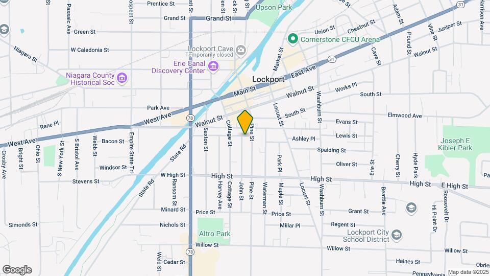 114 Lagrange St Map and Location Details