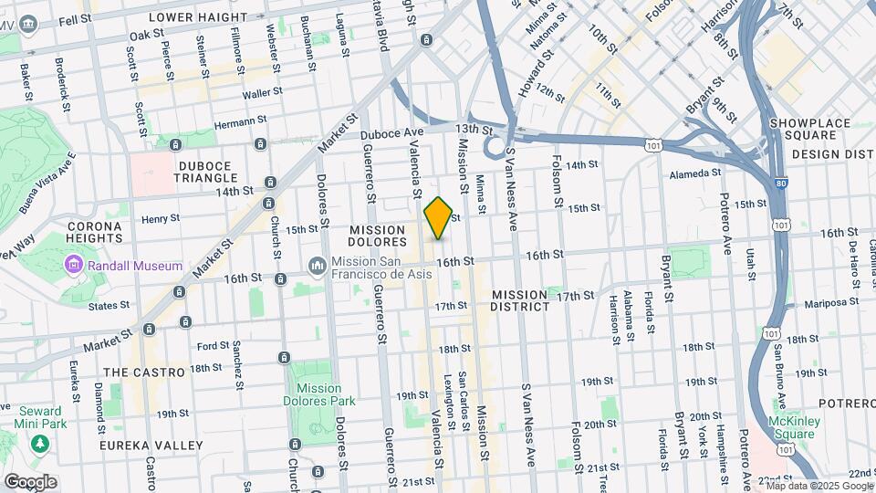 160 Julian Ave Mapa y Detalles de la Ubicación