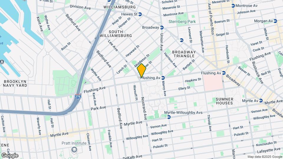 285 Lee Ave Mapa y Detalles de la Ubicación