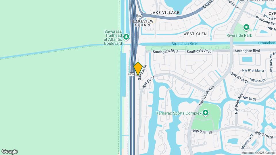 7823 Sanibel Dr Map and Location Details