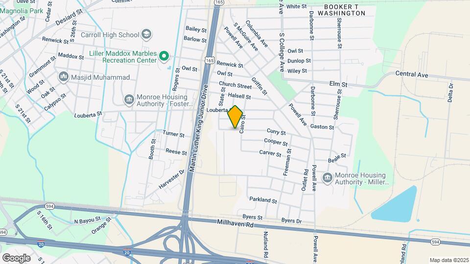 3506 Curry St Map and Location Details