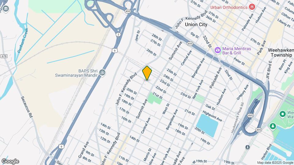 819 22nd St Map and Location Details