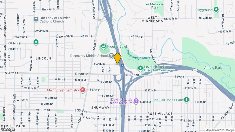 3921 I St Map and Location Details