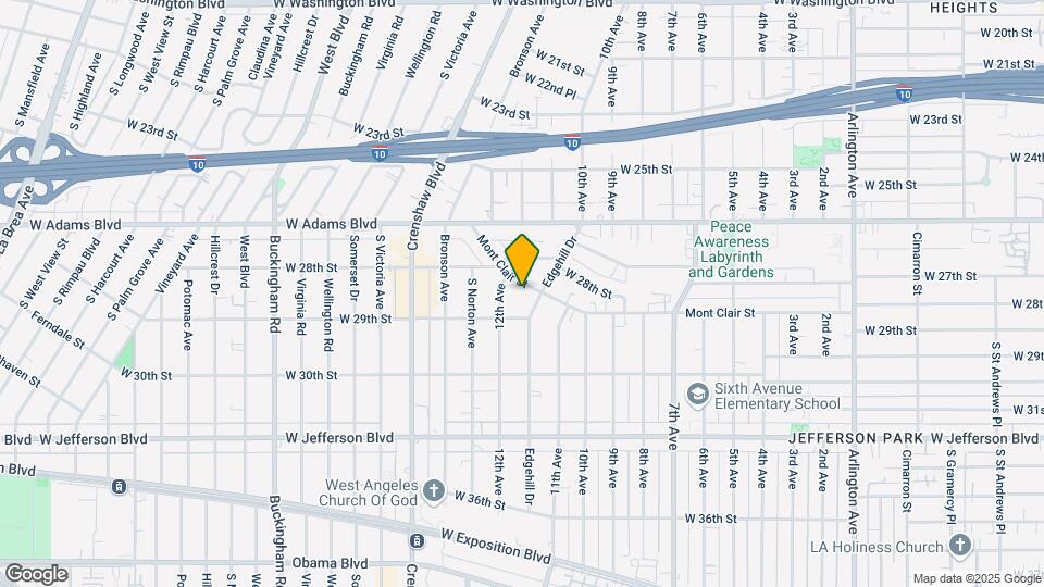 4012 Montclair St Mapa y Detalles de la Ubicación
