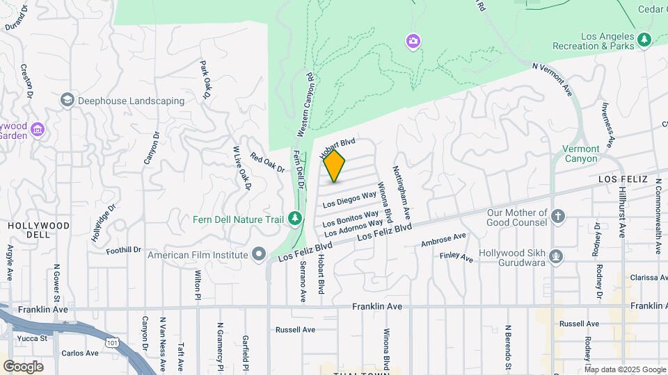 5256 Los Franciscos Way Map and Location Details