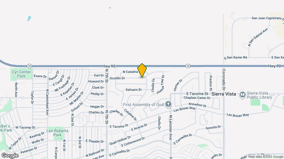 1172 Ocotillo Dr Map and Location Details