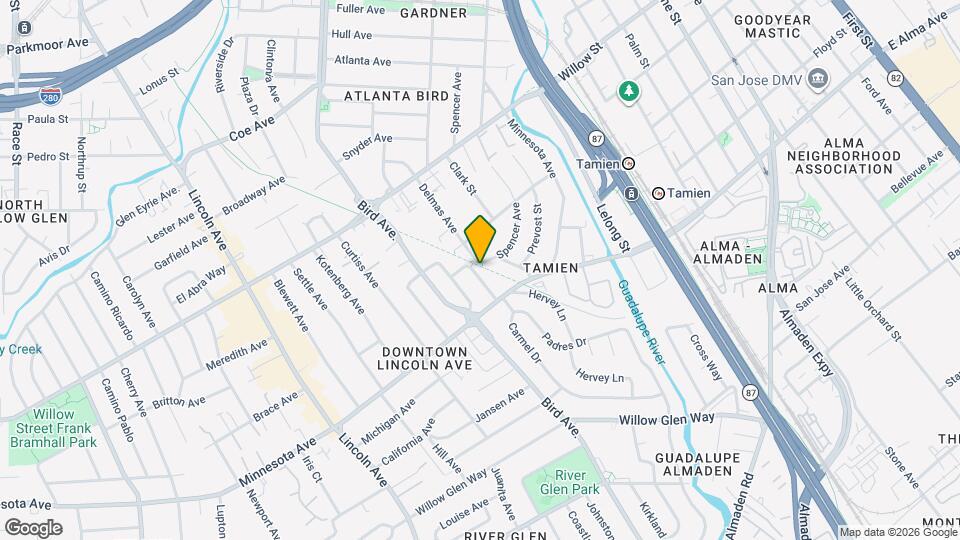 1326 Milton Way Map and Location Details