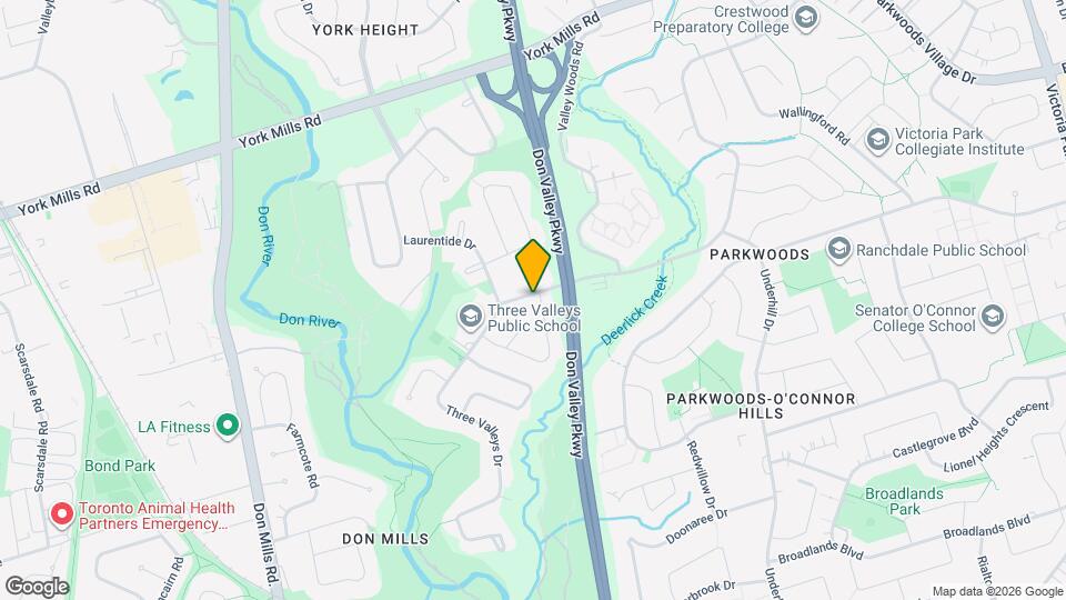 2 Groveland Crescent Map and Location Details