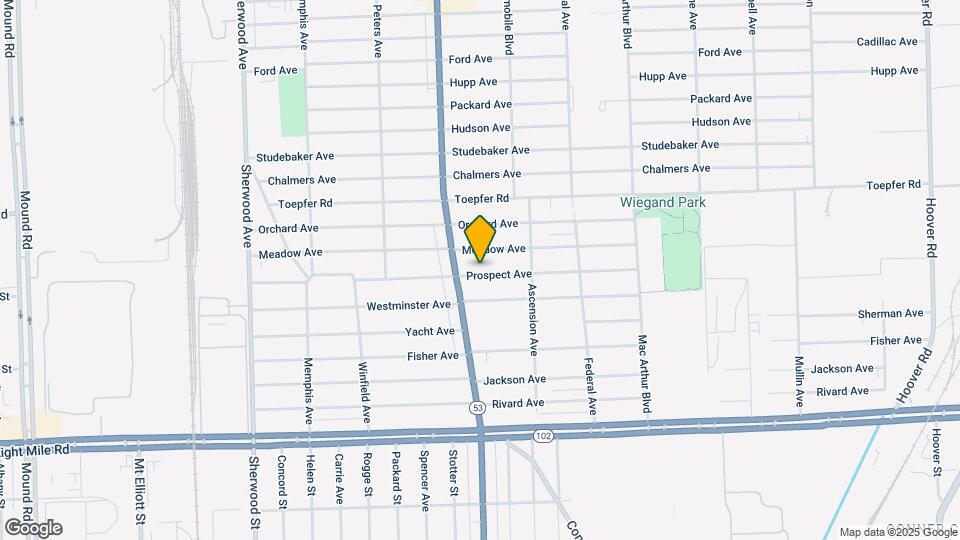 8059 Prospect Ave Map and Location Details