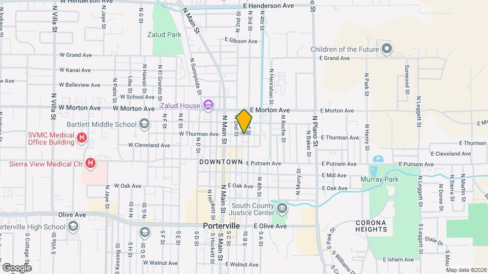 85 E Thurman Ave Map and Location Details