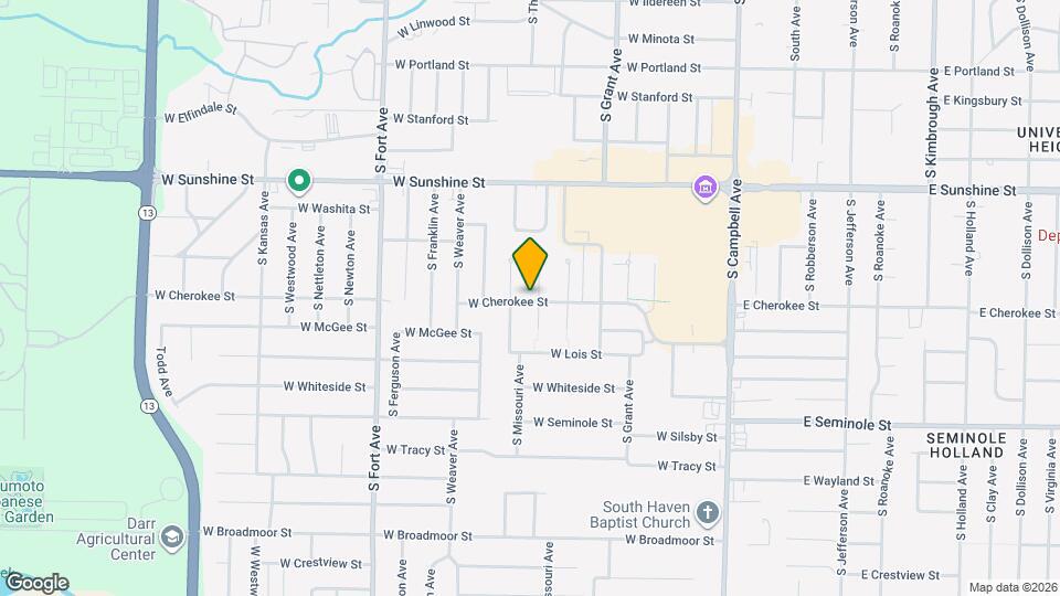 1953 S Missouri Ave Map and Location Details