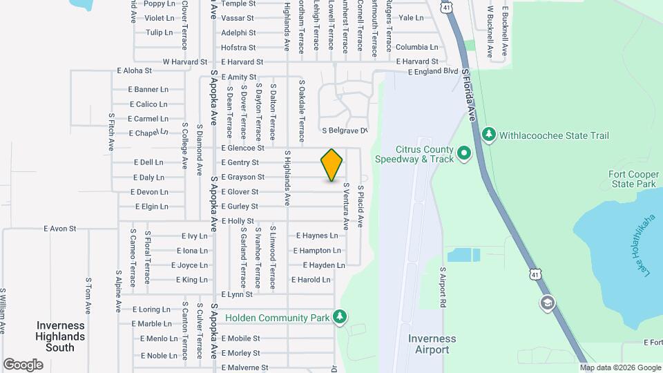 6717 E Glover St Map and Location Details