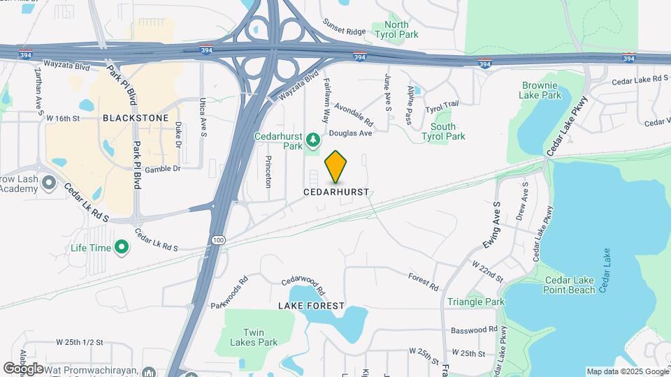 4560 Cedar Lake Rd S, Unit 3 Map and Location Details