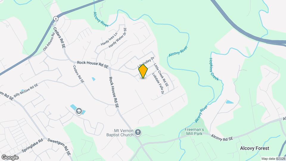 1453 Little Creek Dr Map and Location Details