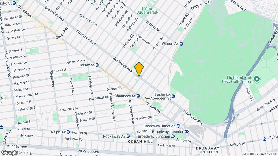 1374 Bushwick Ave Mapa y Detalles de la Ubicación
