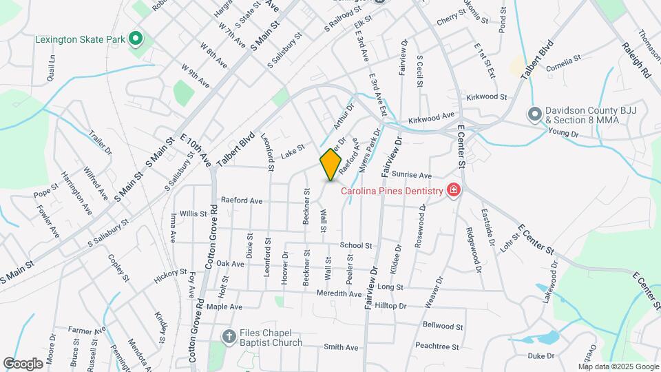 311 Raeford Ave Map and Location Details