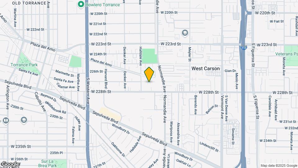 1322 W 227th St Map and Location Details