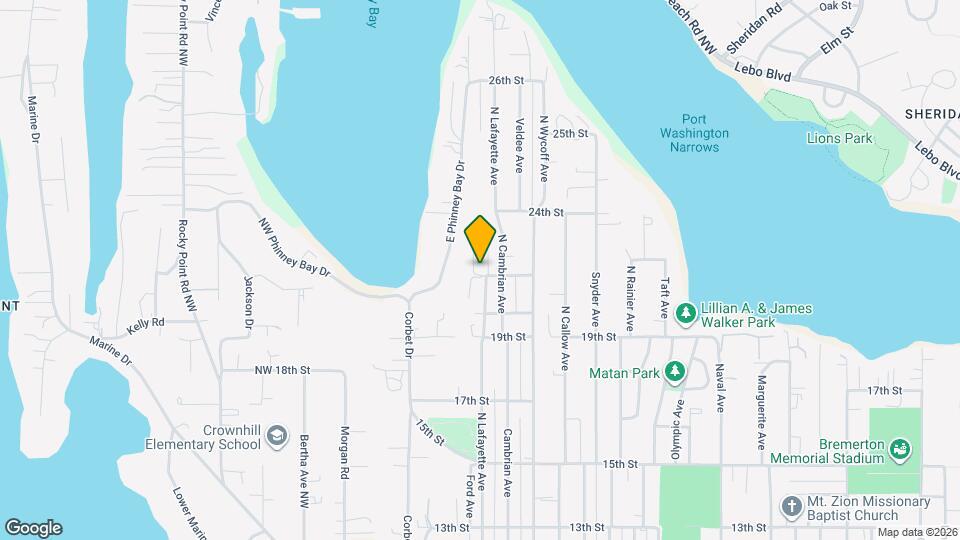 2103 N Lafayette Ave Map and Location Details