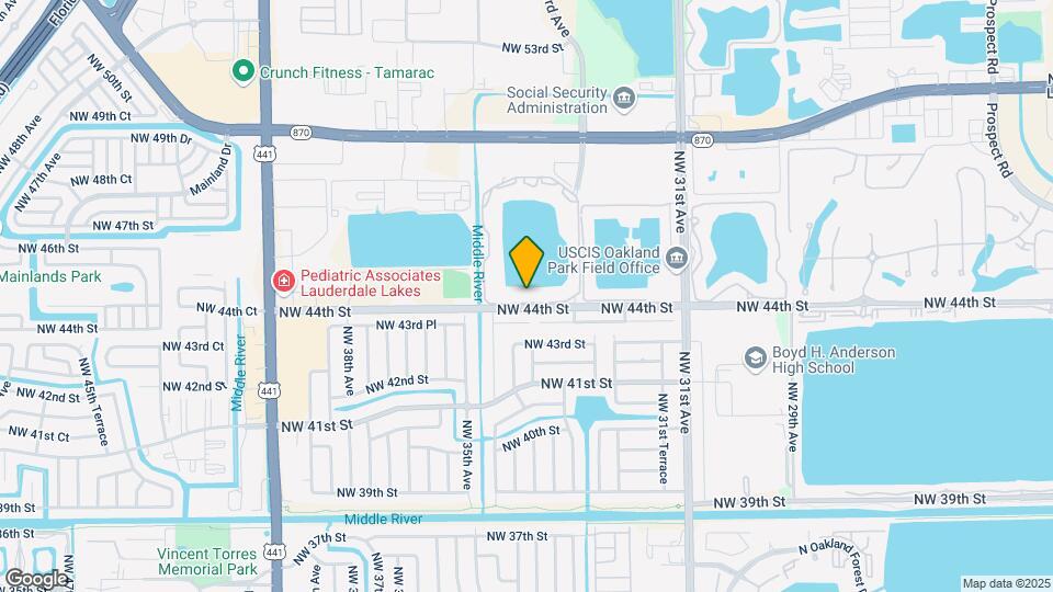 3409 NW 44th St-Unit -201 Map and Location Details