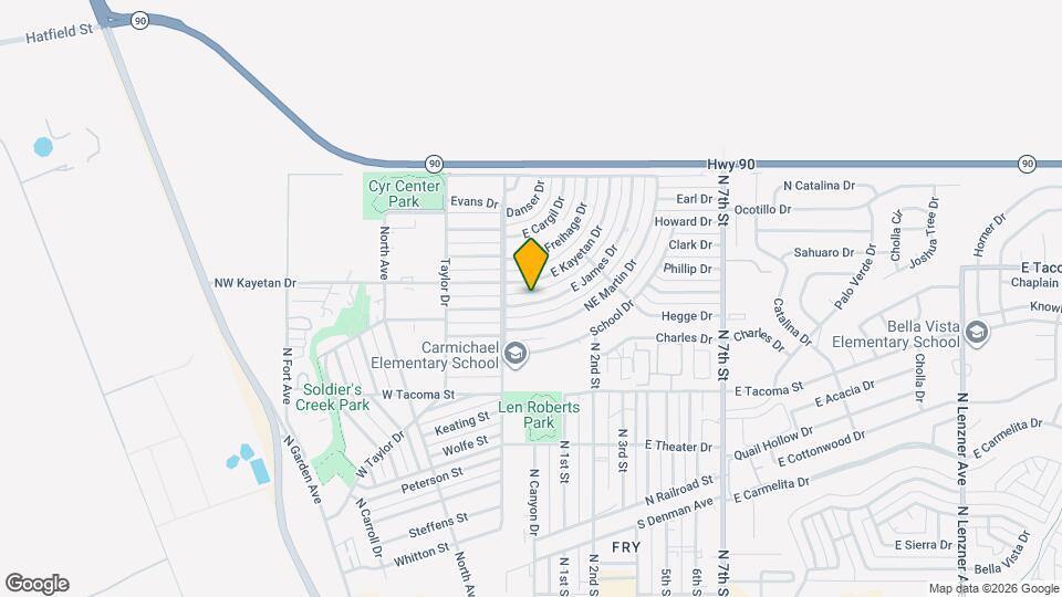 35 E James Dr Map and Location Details