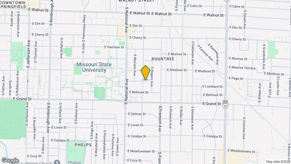 844 S Kickapoo Ave Map and Location Details