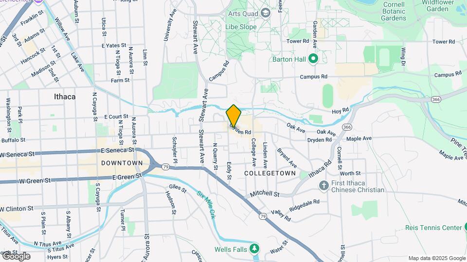 107 Dryden Rd, Unit 2 Map and Location Details