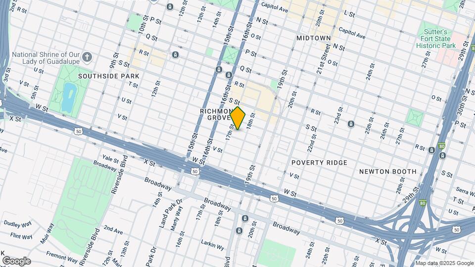 1717 U St Map and Location Details