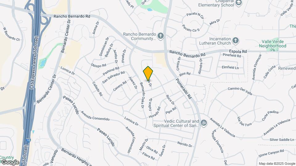 16609 Orilla Dr Map and Location Details