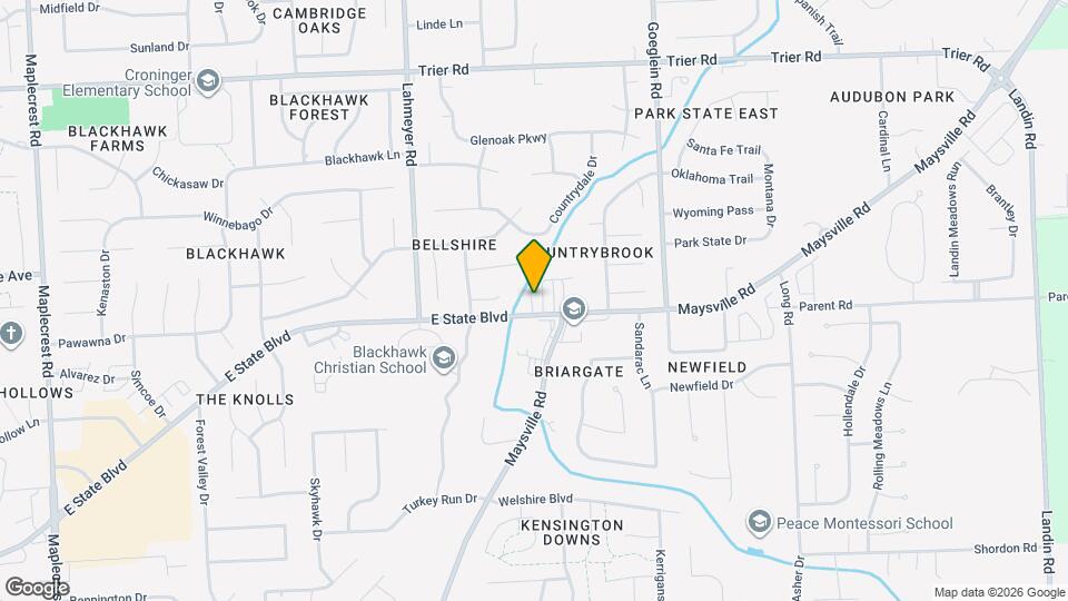 7707 E State Blvd Map and Location Details